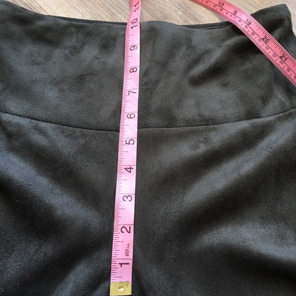 J. McLaughlin Lori Faux Suede Pants Olive XS - Picture 10 of 13